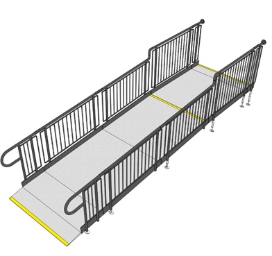 Wide Wheelchair Ramps for accessible doors 