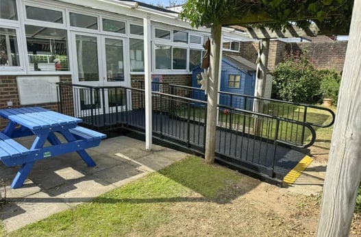 School modular ramp example 