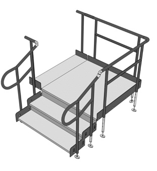 The standard step height drawing