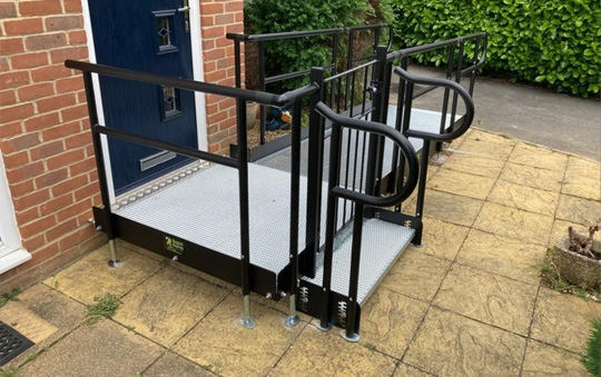 residential metal steps