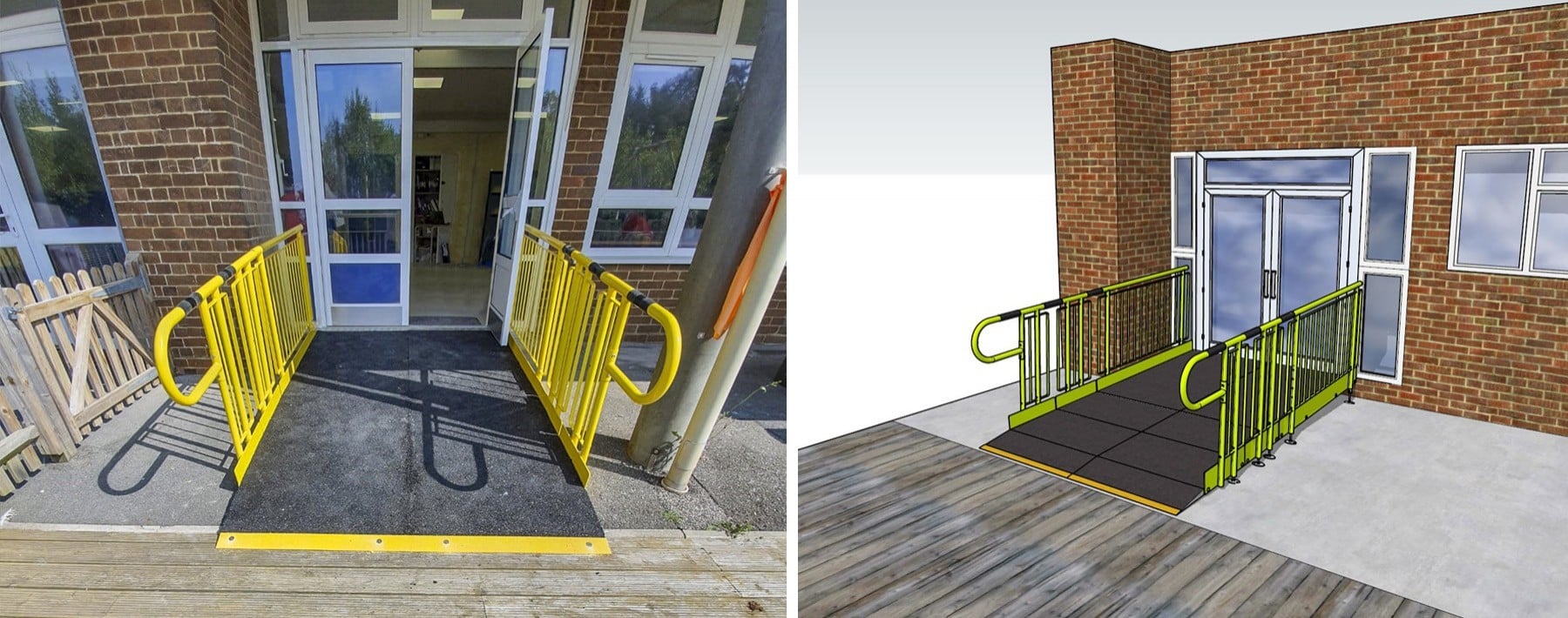 wheelchair ramps and steps for schools designs for schools