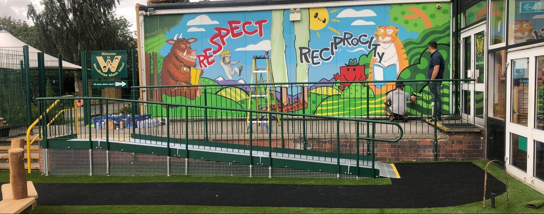 wheelchair ramps and steps for schools Rapid Ramp