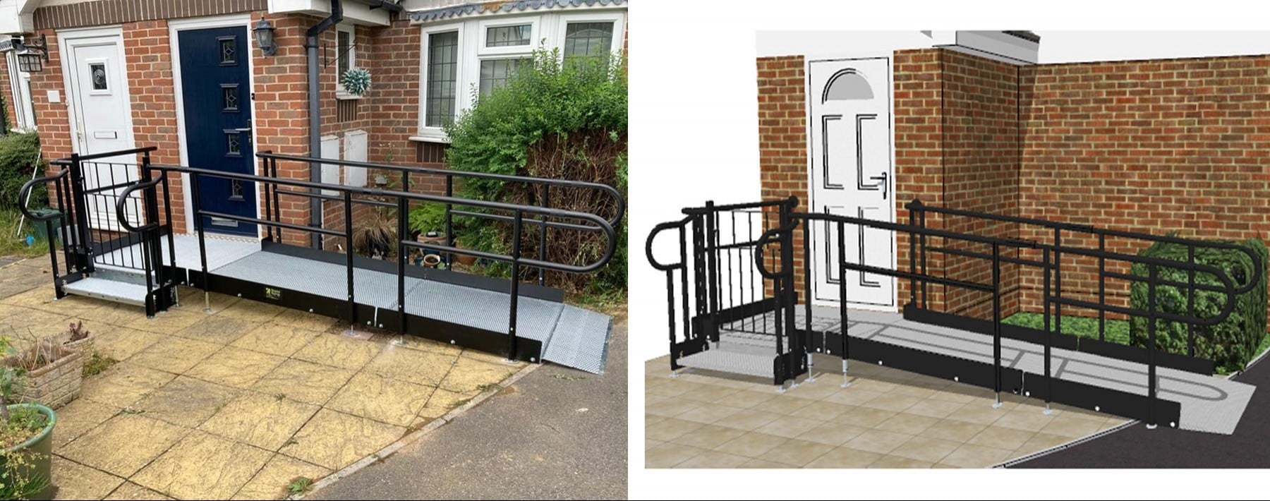 front door ramp, case study