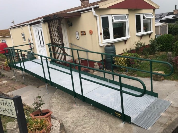 mobile home wheelchair ramp case study.