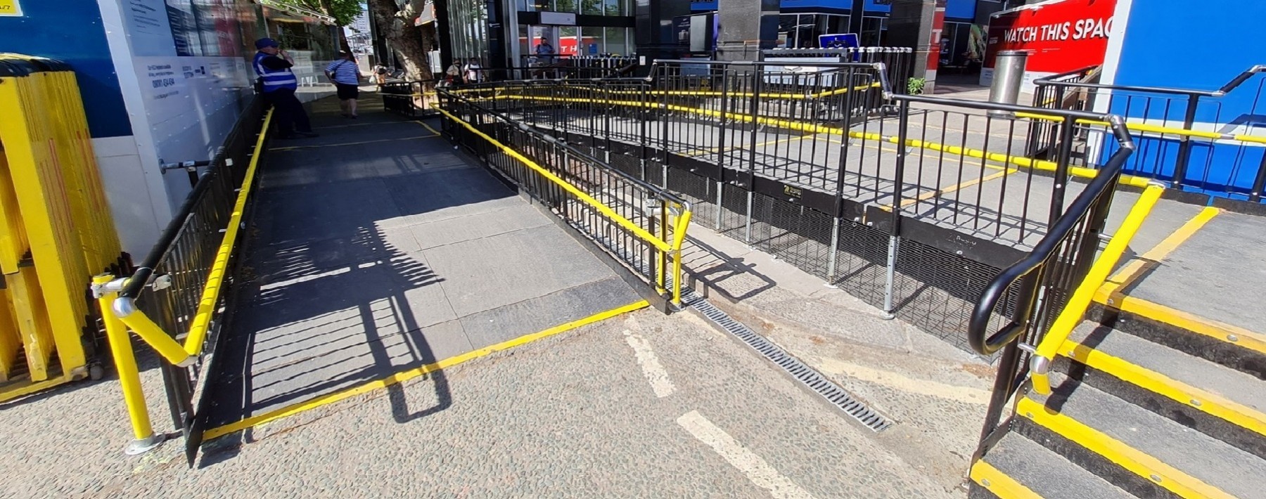 Ramps steps for stations maintenance depots rapid ramp