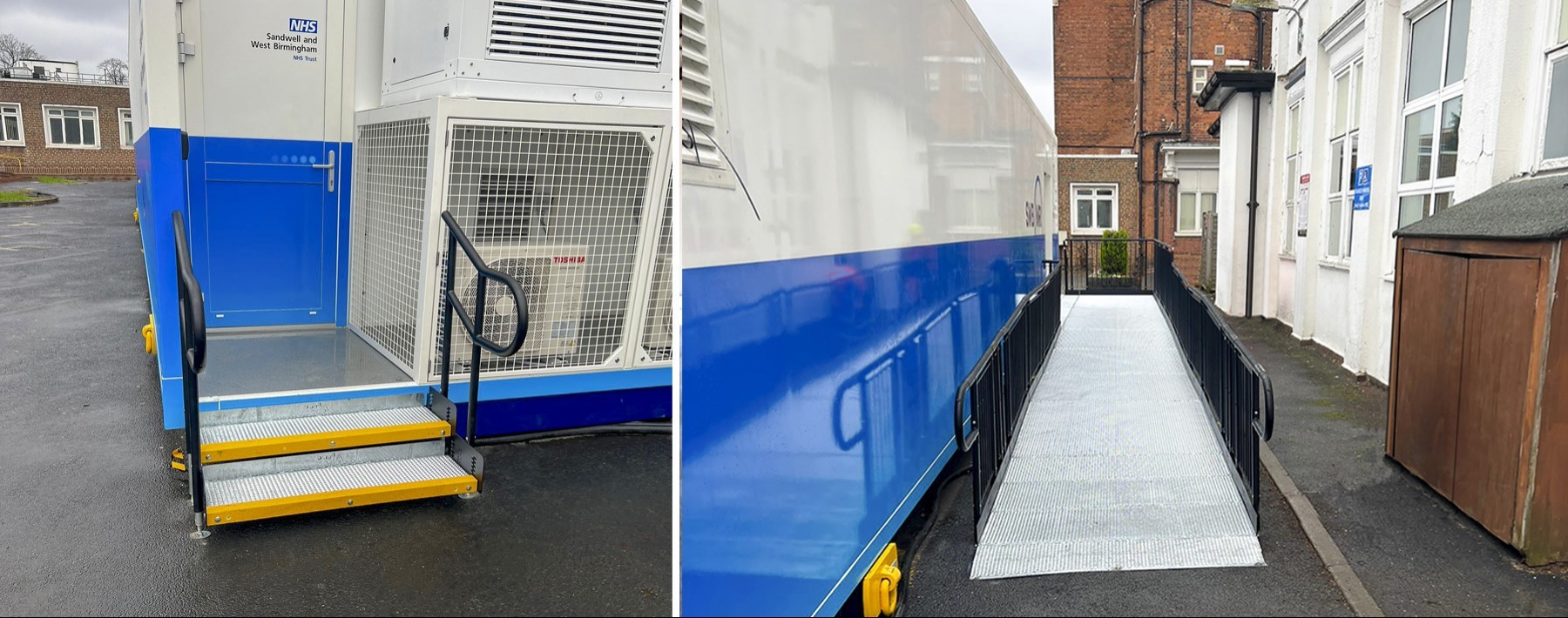 Modular Ramp And Steps, Sandwell Health Campus, NHS
