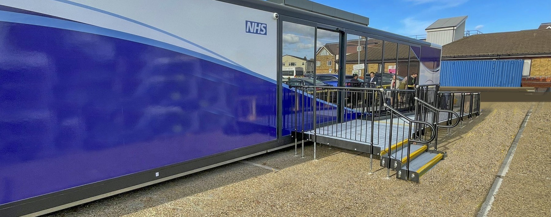 Modular ramp system, Southend Hospital