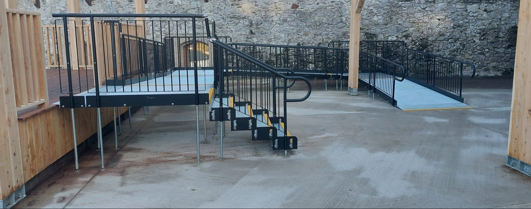 Modular Stage Ramp, Elizabeth Fort, Cork | Rapid Ramp