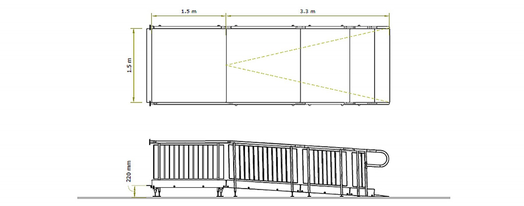 ramp at University College Hospital at Westmoreland Street