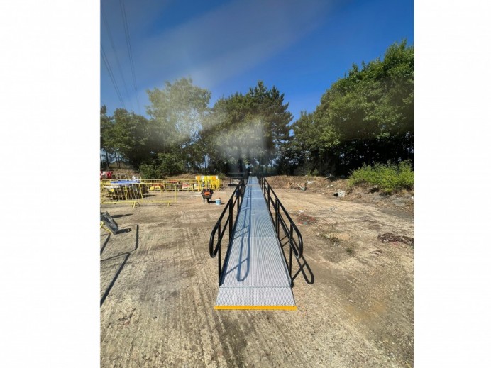 Ramp to a building site | Case Study