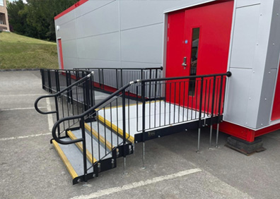 modular ramp for Birmingham University