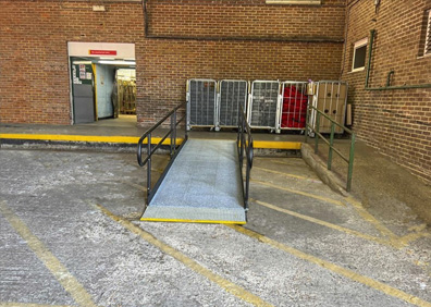 ramp for trolleys