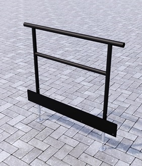 Standard ramp handrail